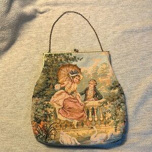 Antique/ Vintage Tapestry Handbag made in France 🇫🇷